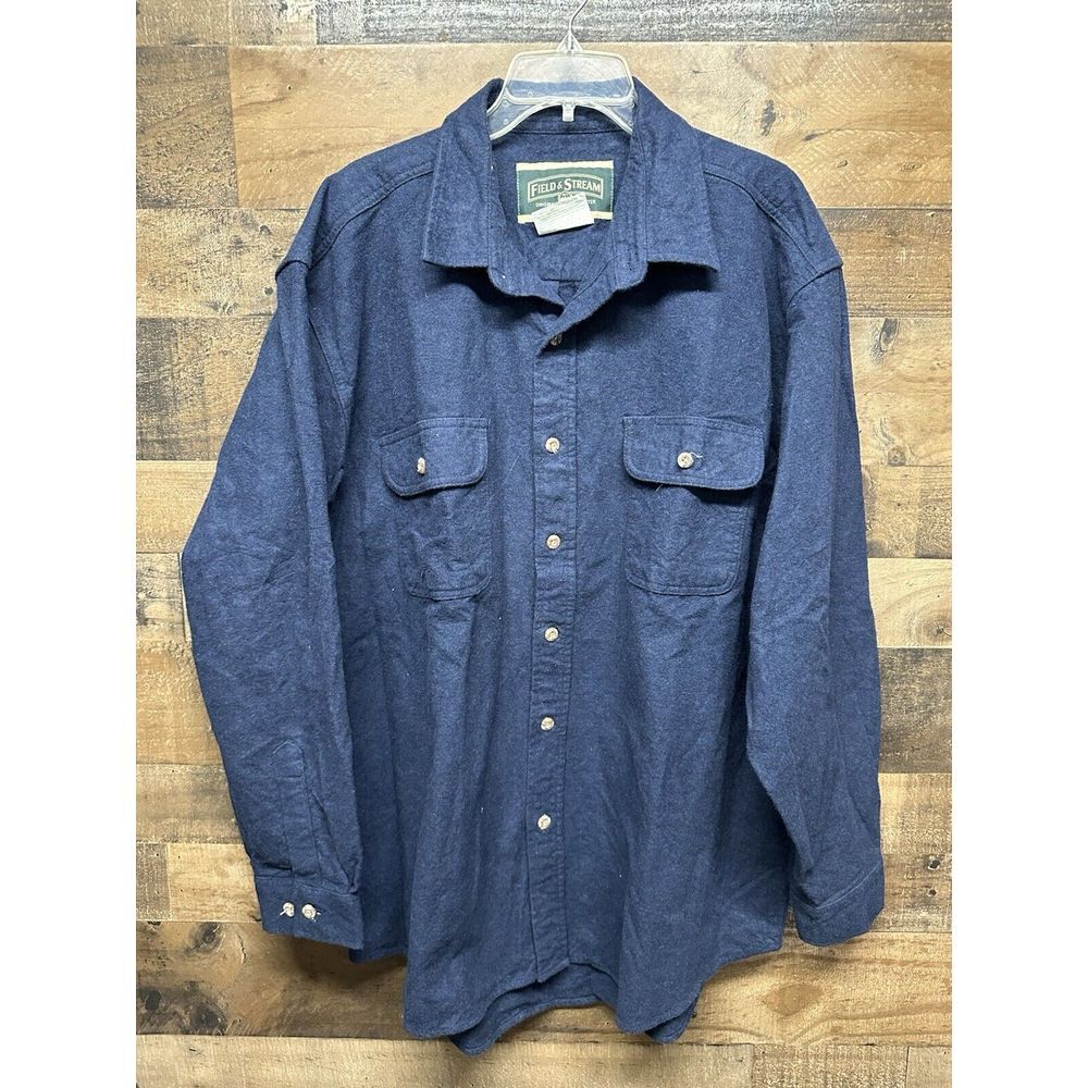 Field & Stream Men's Long Sleeve Flannel Button Up Size‎ XXL